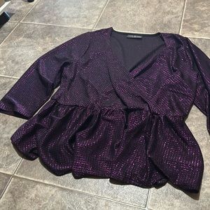Purple sparkly shirt